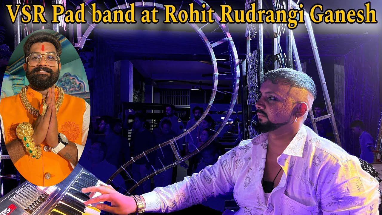 Famous VSR Pad band | Rohit Rudrangi Ganesh 2023 | RRR Youth Association Ganapati Grand Shobha Yatra