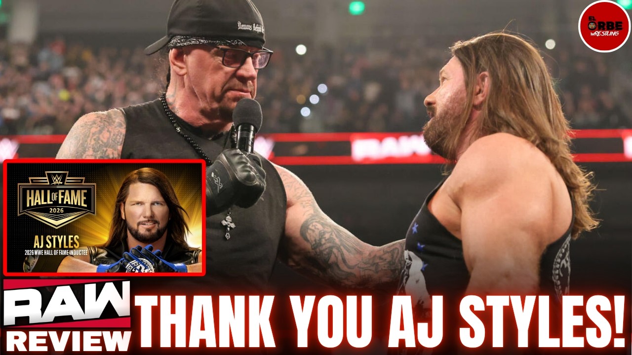 ¡AJ STYLES AL HALL OF FAME! SHOW TRIBUTO Y TERRIBLE LESIÓN DE BRONSON REED | RAW REVIEW!