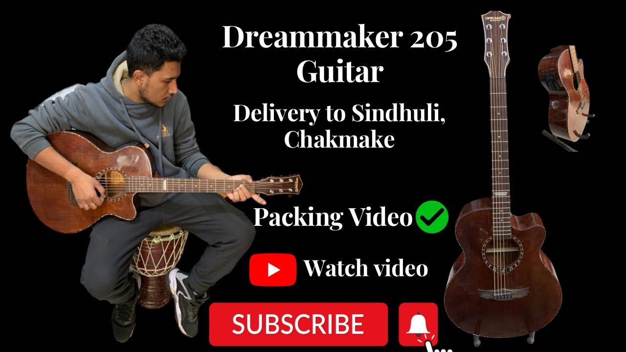 Dreammaker 205 guitar delivery to Sindhuli, Chakmake | Packing & Review Video |