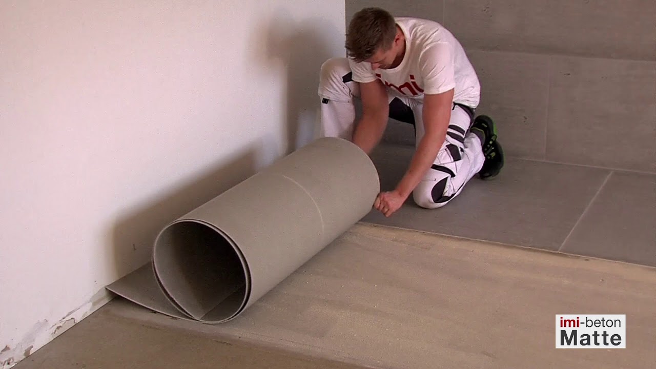imi beton Matte Verarbeitung