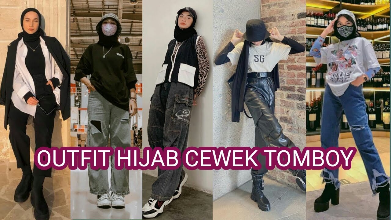 OOTD HIJAB CEWEK TOMBOY || STYLE KEKINIAN