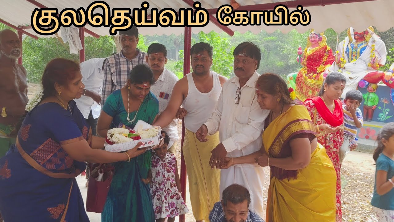  குலதெய்வம்|ஐயனார் திருக்கோயில்| உறவினர்கள் மற்றும் நண்பர்கள் உடன்| பேரன் மொட்டை அடித்து காதுகுத்து 