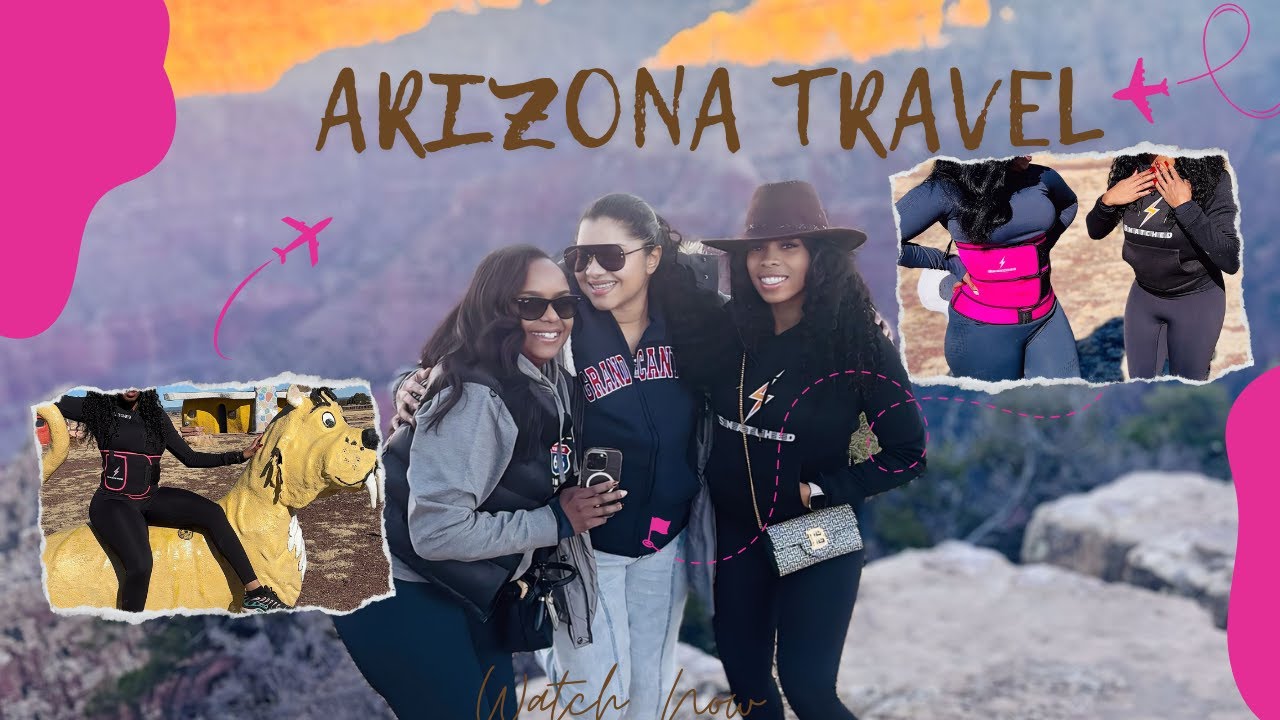 Arizona Girls&rsquo; Trip Vlog: Flintstones Photoshoot & Stunning Grand Canyon Views!