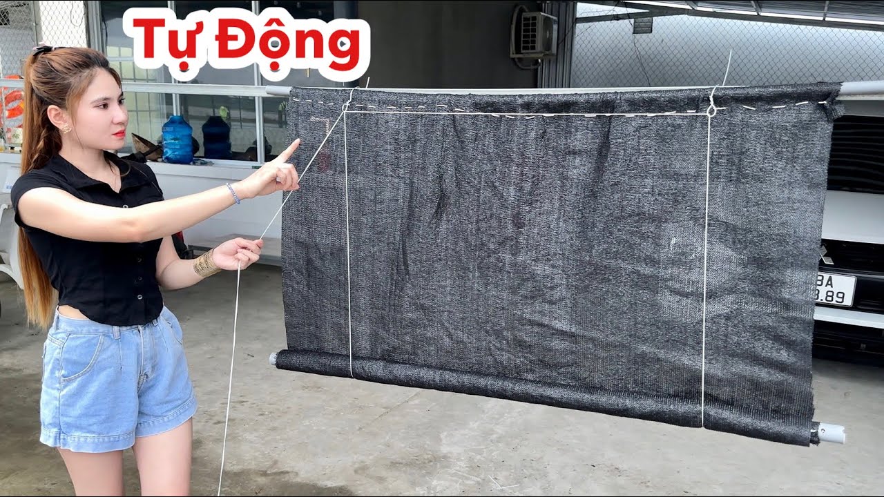 Chế Tạo Màng Rèm Cuốn Tự Động Đỡ Tốn Tiền, Cách Làm Rèm Cuốn Tự Động Siêu Nhanh