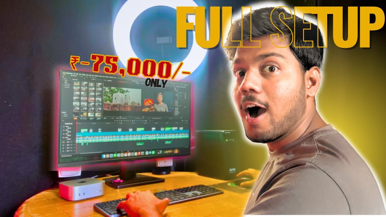 ₹-75,000/- Best Setup for YouTuber - Apple Mac mini M4🔥