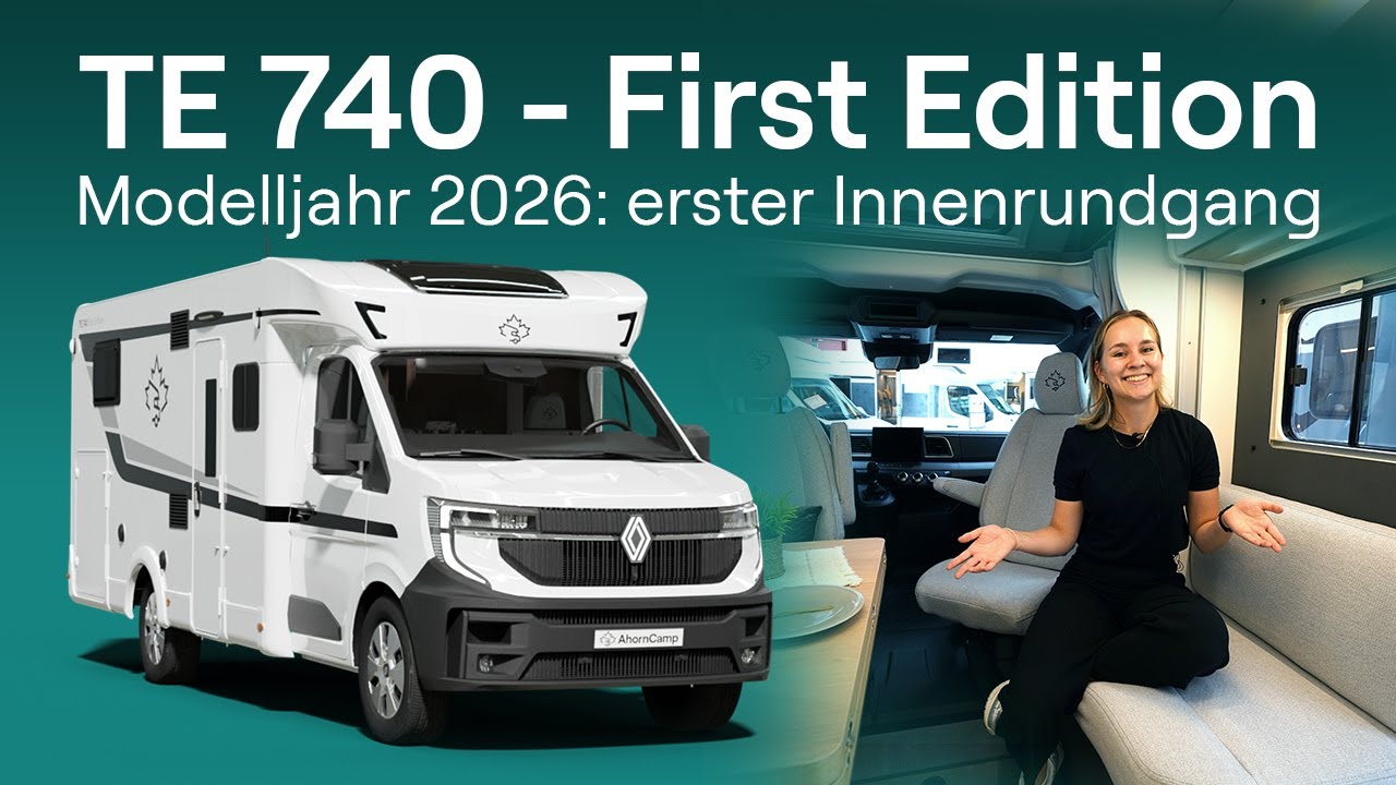 Mit großem Bett und Riesen Dinette in den Urlaub - Der TE 740 : Reisen, chillen und genießen.