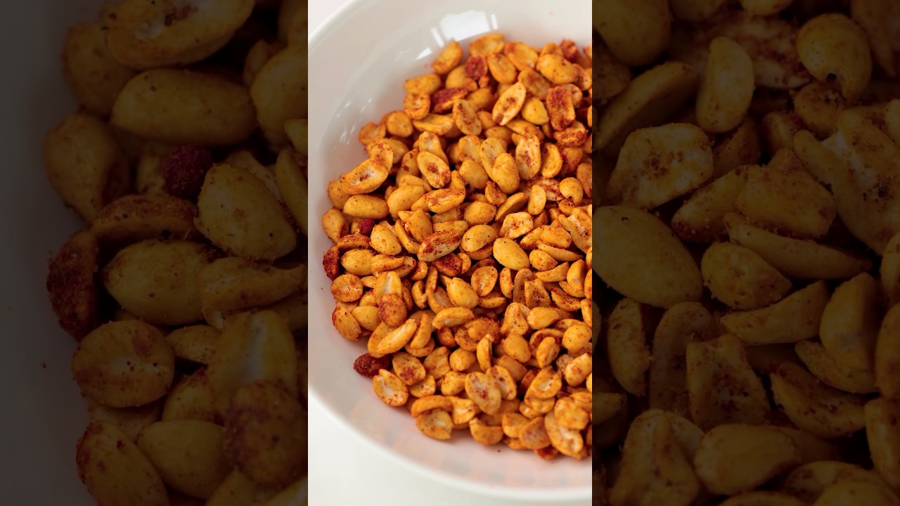 Masala Peanuts Recipe 🥜 #shorts #masala #peanut #masalapeanut #masalamungfali #snacks #indiansnack