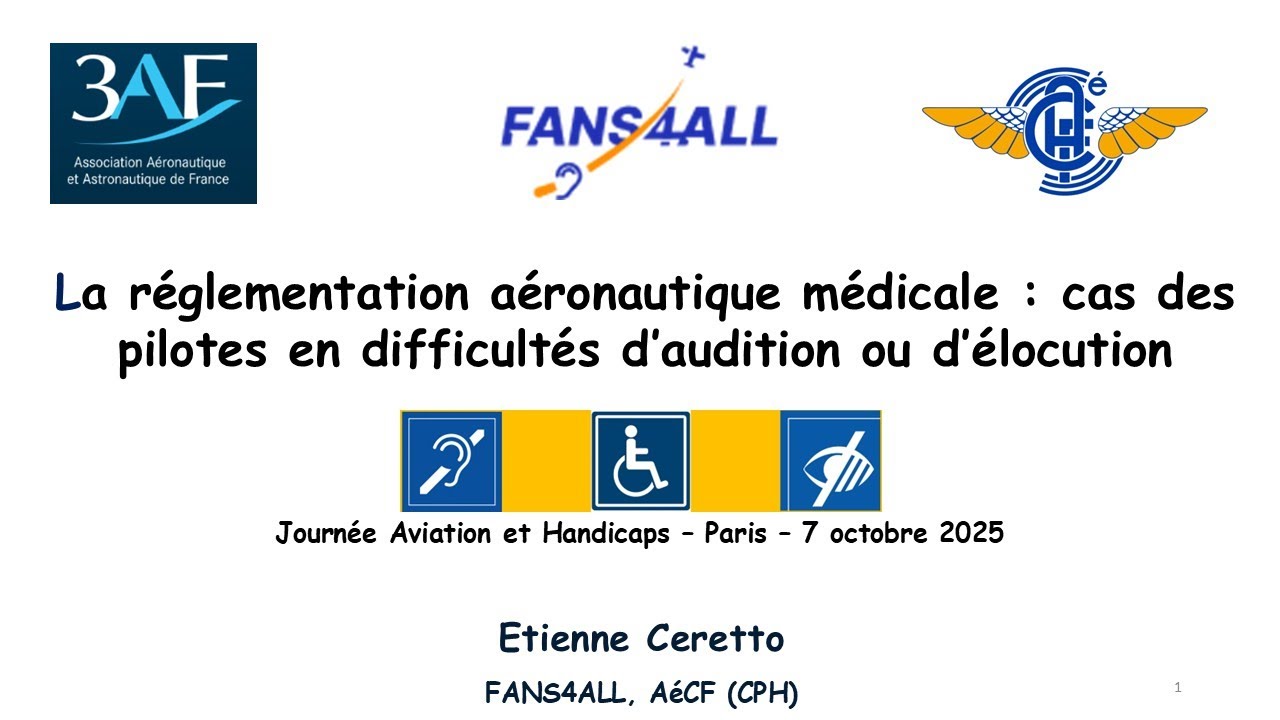 2025 10 CAH 4 1 Réglementation médicale cas des pilotes HSI, Etienne Céretto
