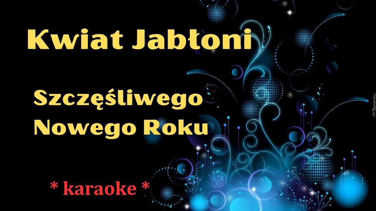 Kwiat Jabłoni - Szczęśliwego Nowego Roku   * karaoke * polskie