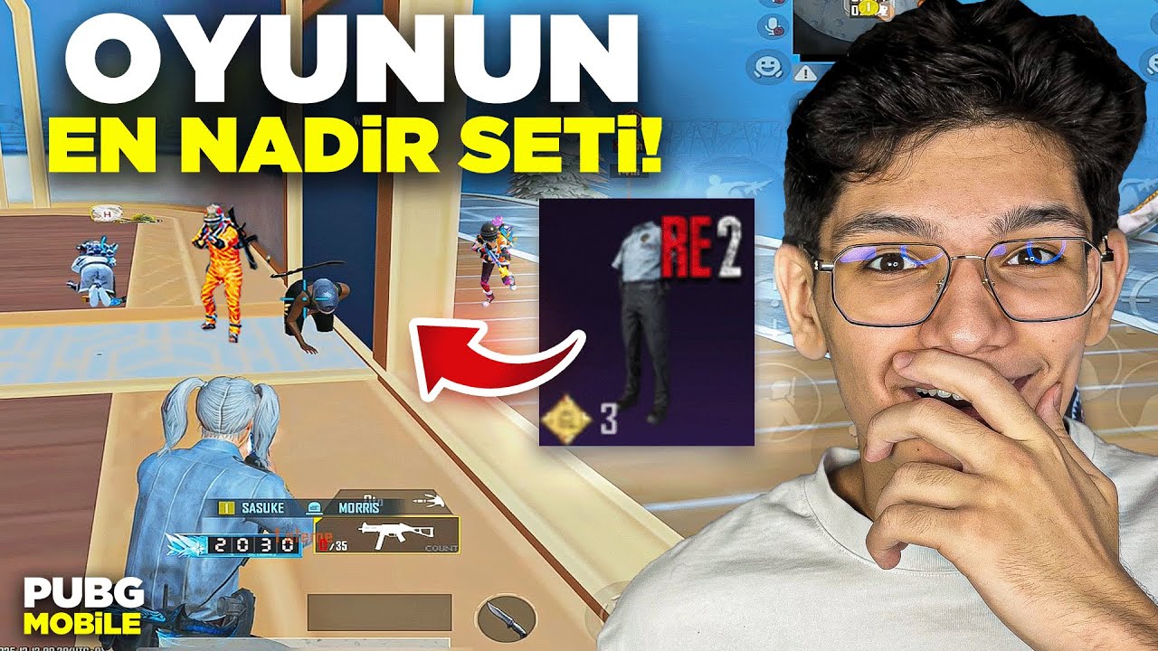 RE2 POLİS SETİ VE POLİS ARABASIYLA OYNADIM! EN NADİR SET - PUBG OMBİLE