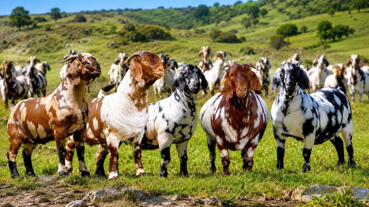 Cabra Boer Moteada 🤯 Origen, Precio y Viabilidad Econ&oacute;mica