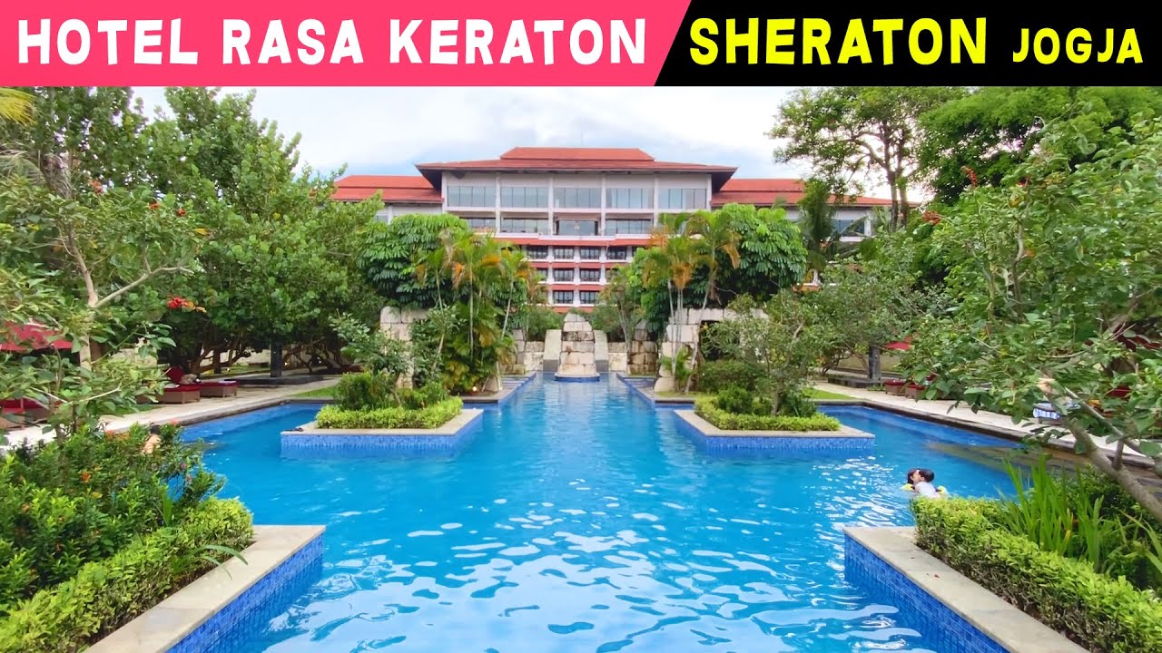 Poolnya ala Keraton Banget | Sheraton Mustika Jogja Hotel Review | Bagus dan murah di Jogja