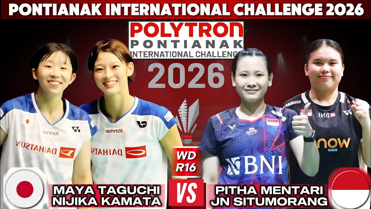WHAT A THRILLER! Maya Taguchi/Nijika Kamata clash with Mentari/Situmorang | R16 Pontianak IC 2026