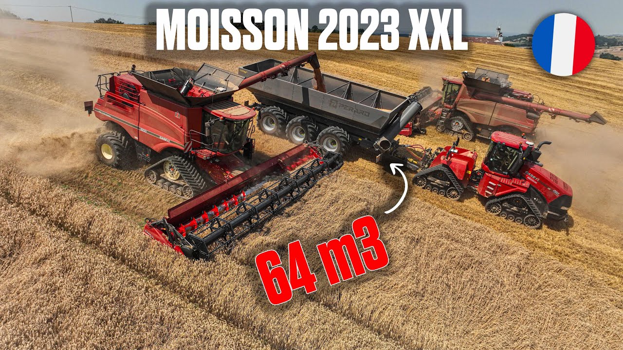 🇫🇷🥵 XXL HARVEST 2023 in FRANCE : TRANSBORDEUR DE 64m3 ! 🤯