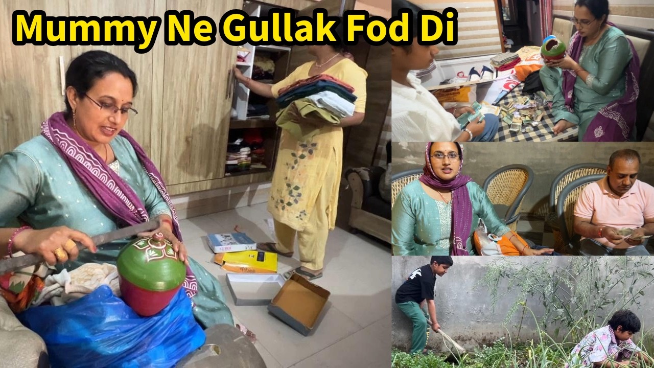 आखिर मज़बूरी में फोडनी पड़ी बच्चो की गुल्लक😒आज सासु माँ को ही बनाना पड़ा खाना💁‍♀️ Pal Family Vlogs