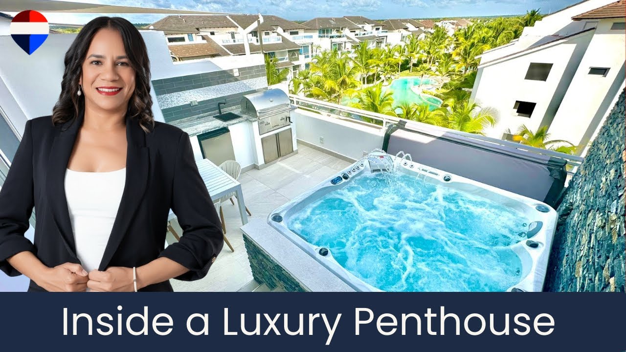 Luxury Penthouse Tour in Dominicus: Private Rooftop & Jacuzzi
