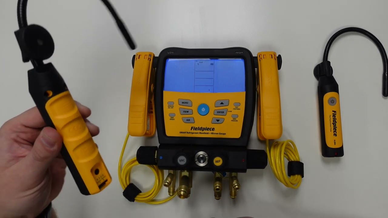 🇬🇧 SMAN® Digital Manifolds: How to Connect JL3RH Psychrometers | Fieldpiece Europe 🇬🇧