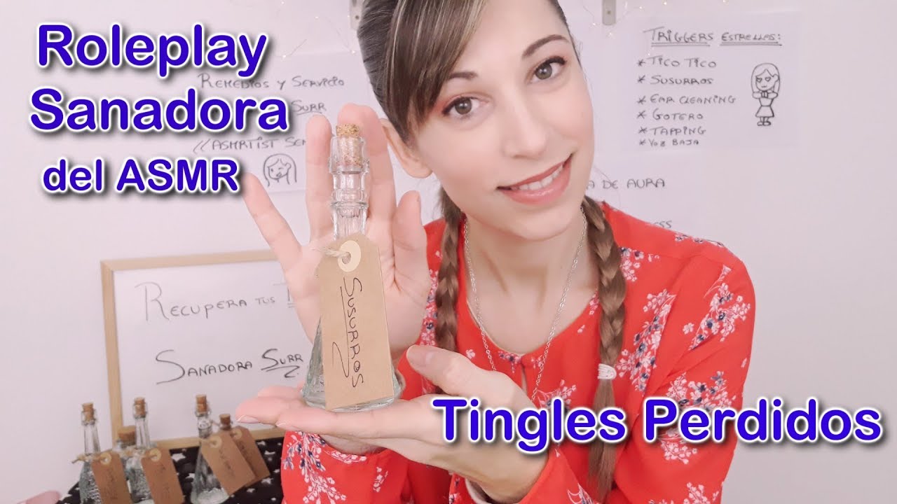 ASMR  ROLEPLAY . Sanadora del ASMR . Herbolario . Recupera los Tingles . Sonidos cosquillosos