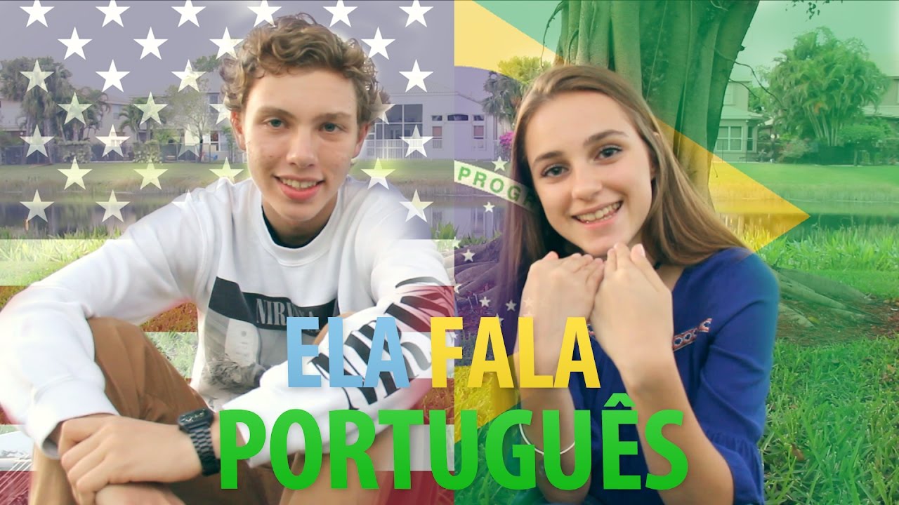 MINHA AMIGA AMERICANA QUE FALA PORTUGUÊS!!