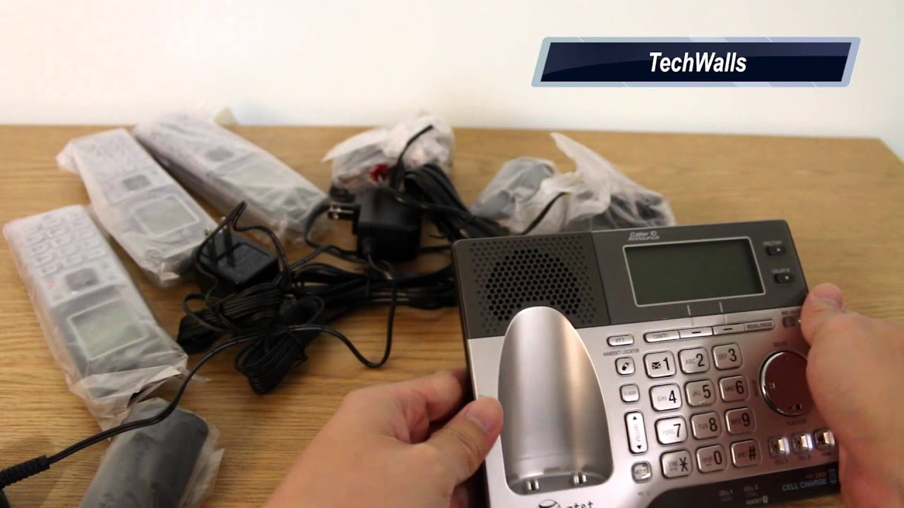 AT&T CLP99383 Cordless Phone System Unboxing