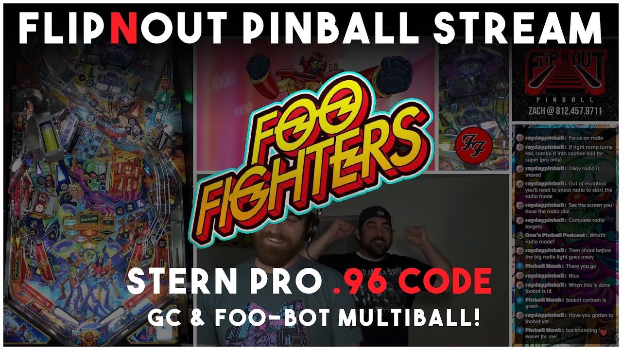 🔴LIVE - Foo Fighters Pro Pinball - GC and Foo-Bot Multiball!!