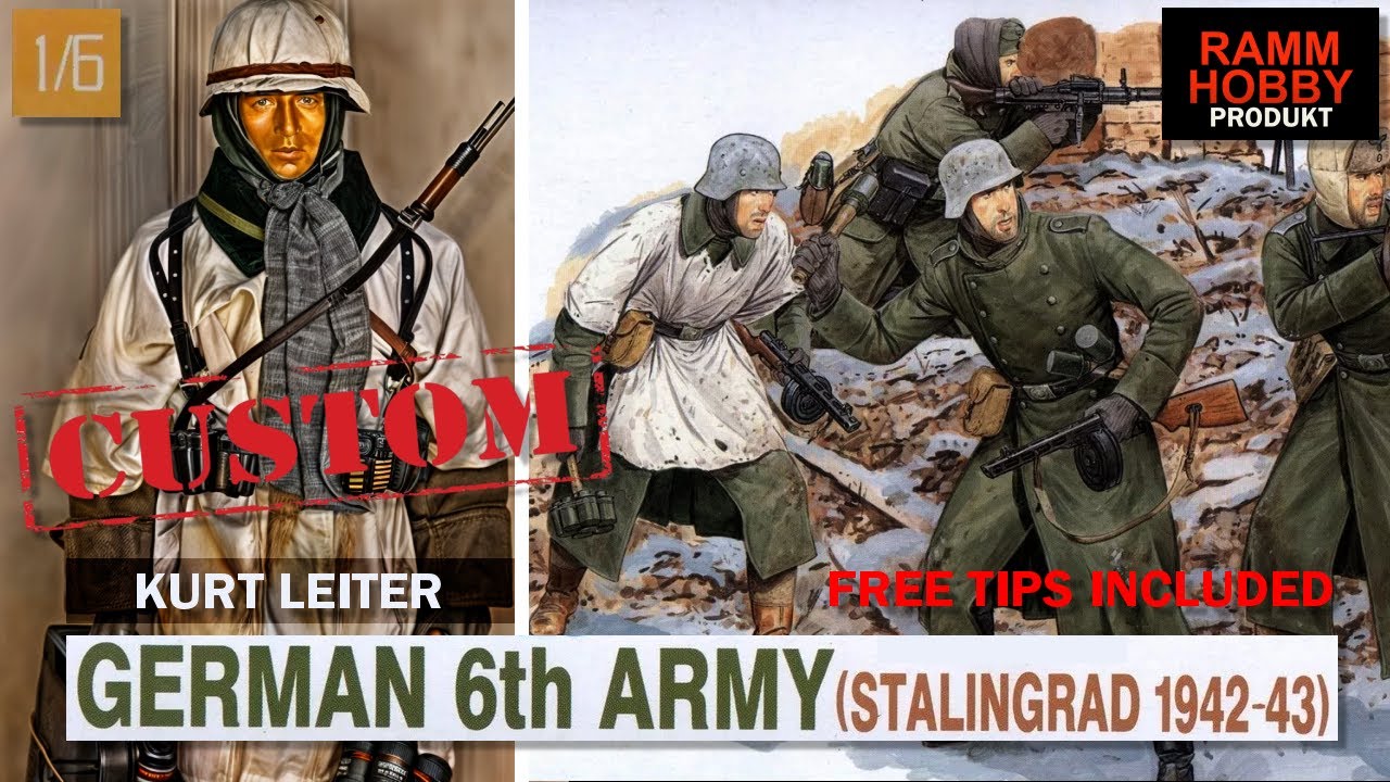 1/6 Scale CUSTOM Action Figure - Kurt - WW2 6th Army Soldier - Stalingrad