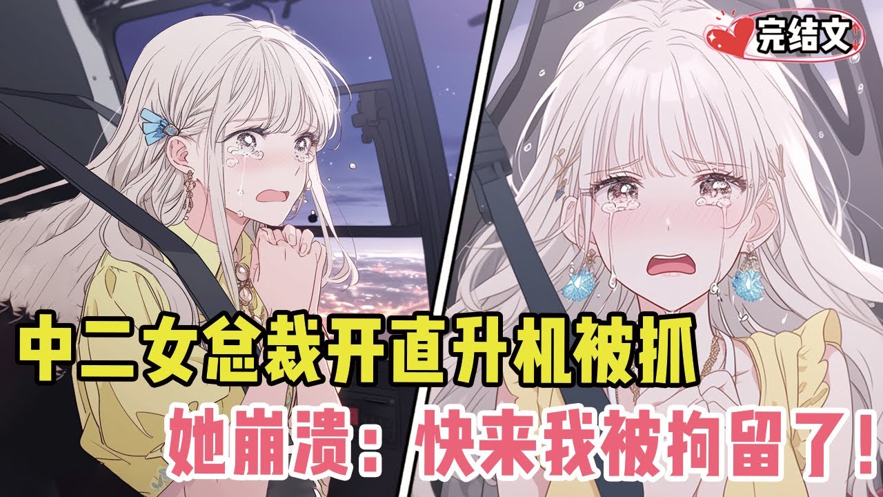 中二女总裁开直升机被抓！她崩溃大喊：“快来，我被拘留了！”#小说 #漫画解说 #二次元 #柳如烟 #有声小说 #有声漫画