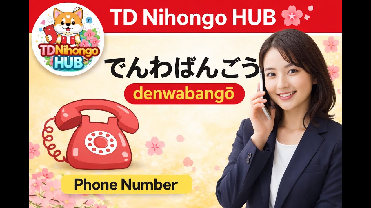 Japanese Phone Numbers | でんわばんごう (Denwabangō) | Learn Japanese for Beginners