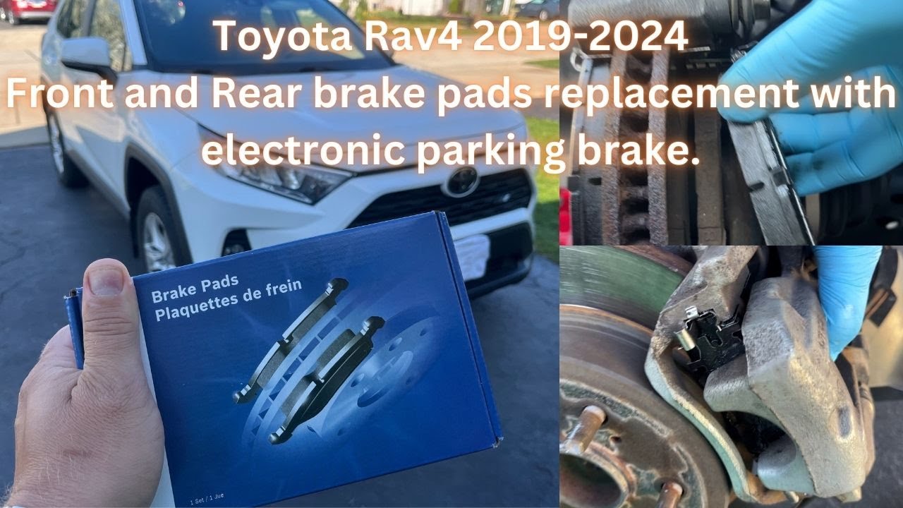 Toyota Rav4 2019-2024 как заменить передние и задние тормоза