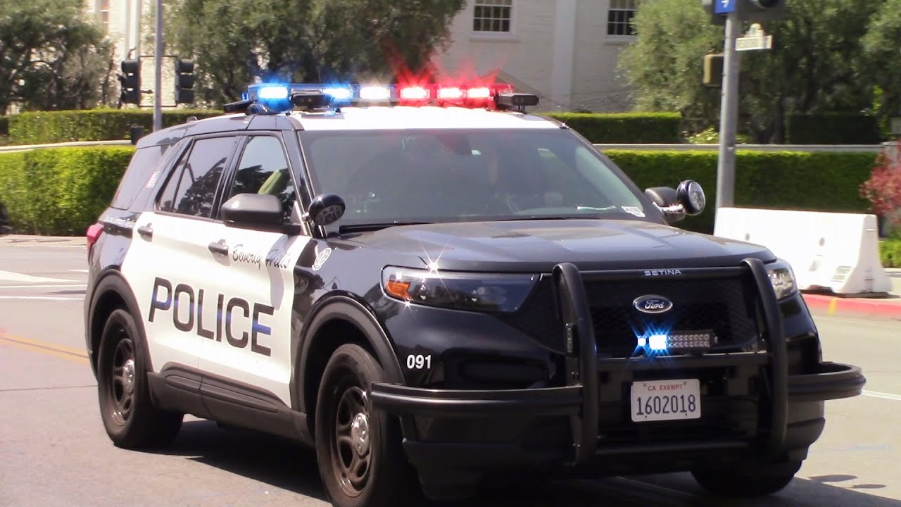 Beverly Hills Police NEW Ford Explorer Responding Code 3