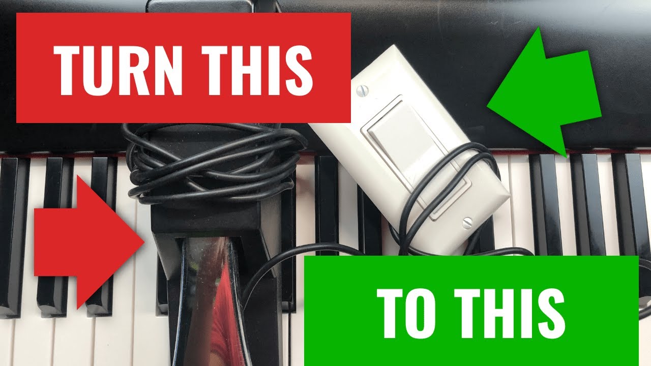 Light Switch Into Sustain Pedal Experiment 💥