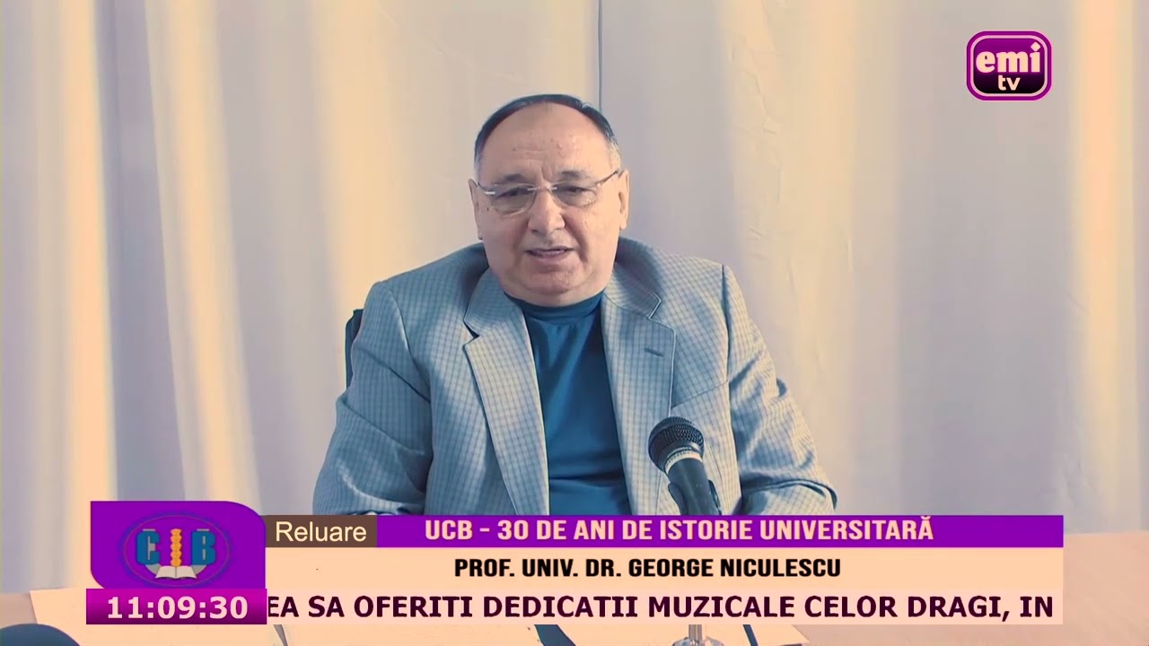 DIALOGURI LA POARTA INFINITULUI-UCB,30DE ANI DE ISTORIE UNIVERSITARA-GEORGE NICULESCU-27.04.2022-P 2