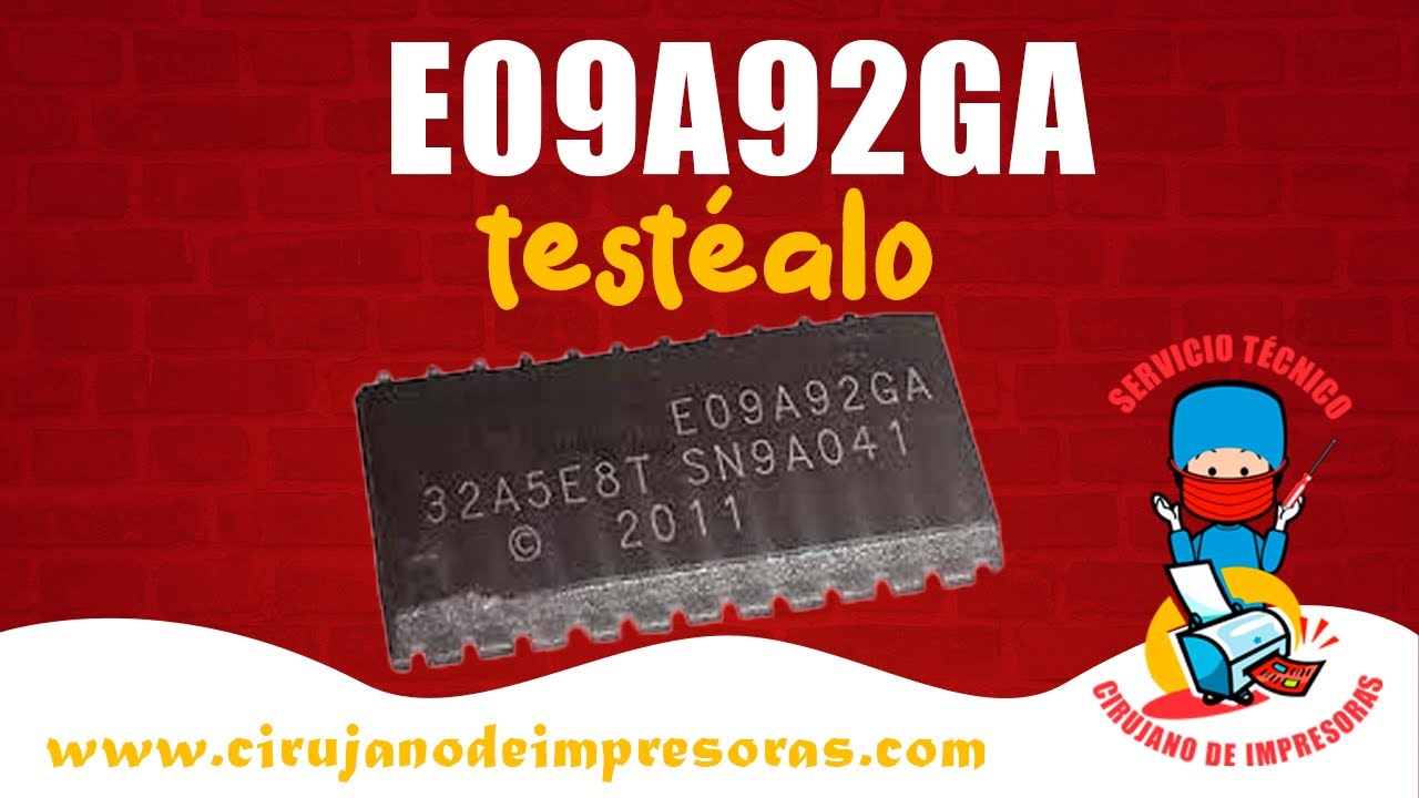 IC Epson E09A92GA #epson #serviciotécnico #microelectronics