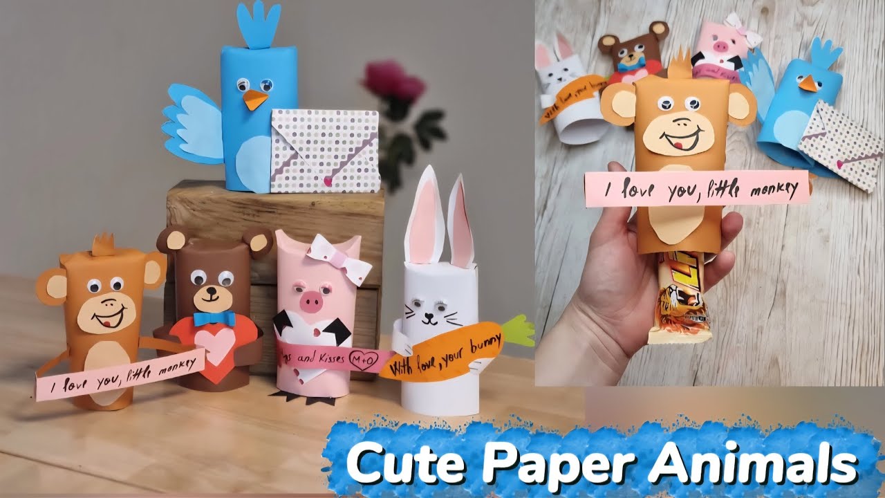 How to Make Cute Paper Animals | DIY Decorations & Gifts
