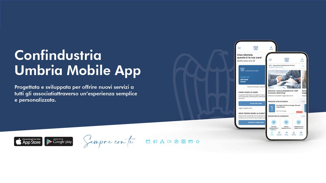 Scarica Confindustria Umbria App: per rimanere sempre aggiornati e partecipare ai nostri eventi