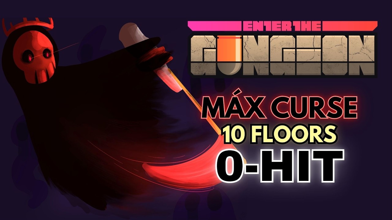 Enter the Gungeon - Turbo Mode / Rainbow Run: 0-hit (10 Floors - 10 curse)