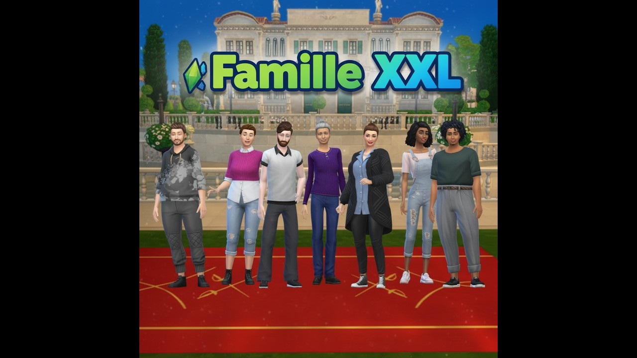 Sims 4 : Famille XXL ( je ne sais pas qui a draguer qui ? )🤯