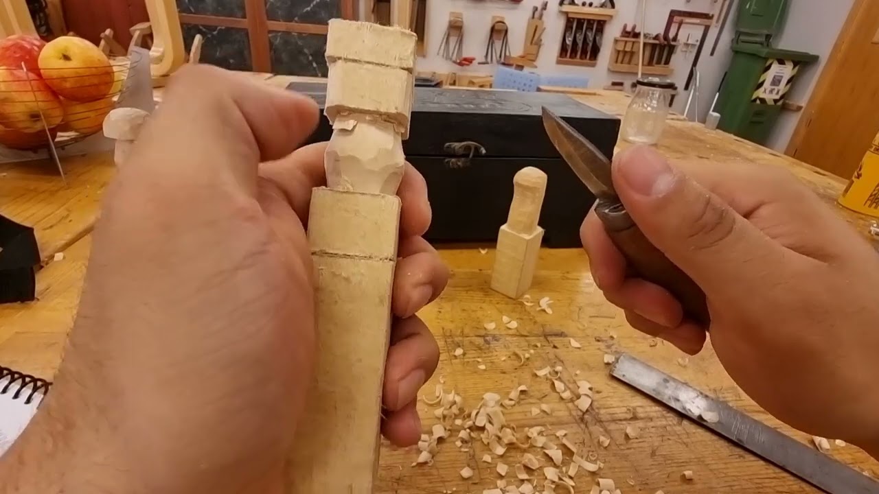 tälja svamp för knopp bräda