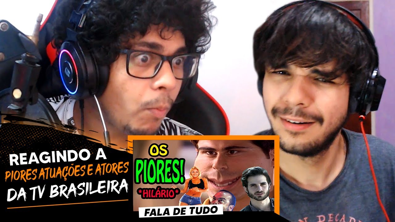 NÓIS REAGE As PIORES Atuações e Atores da TV Brasileira