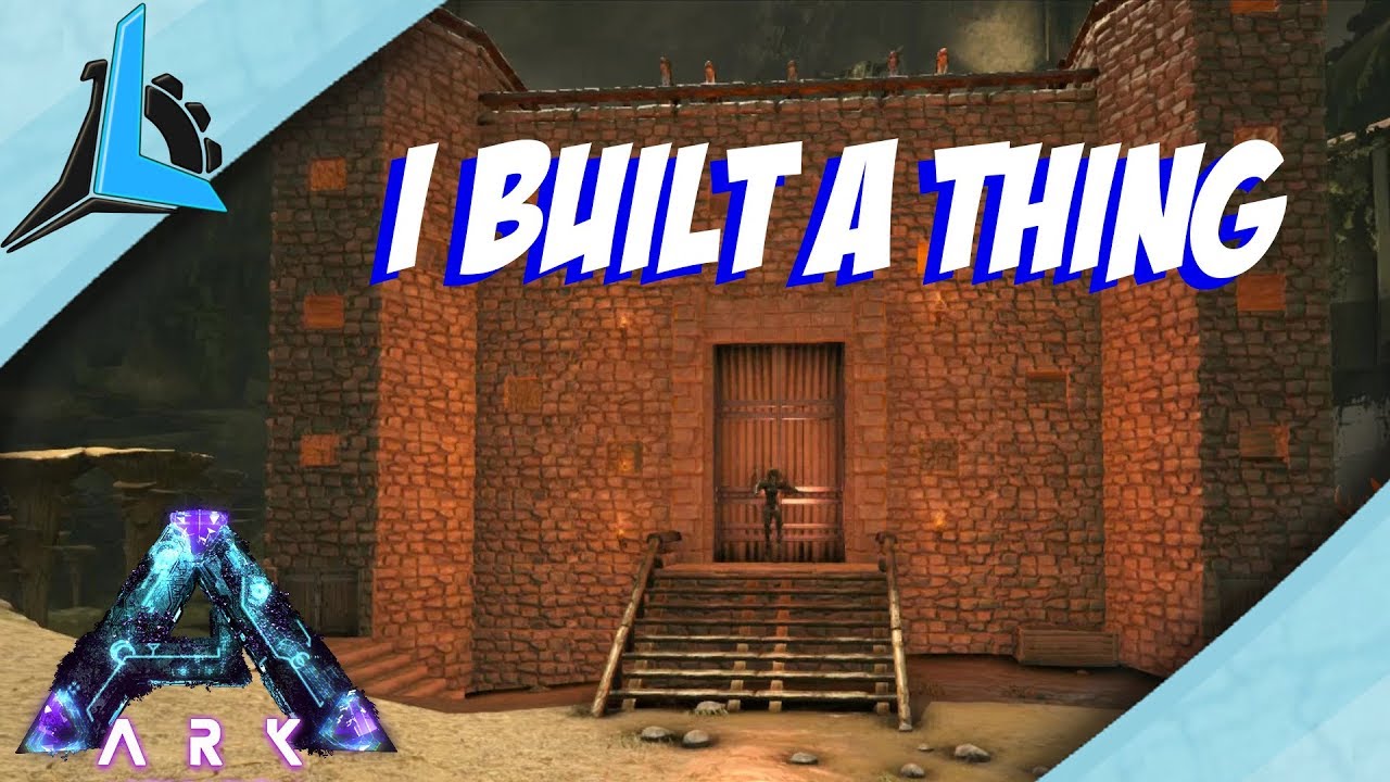 Ark Aberration #5 I BUILT A THING! Cliff Base Build And Tour!