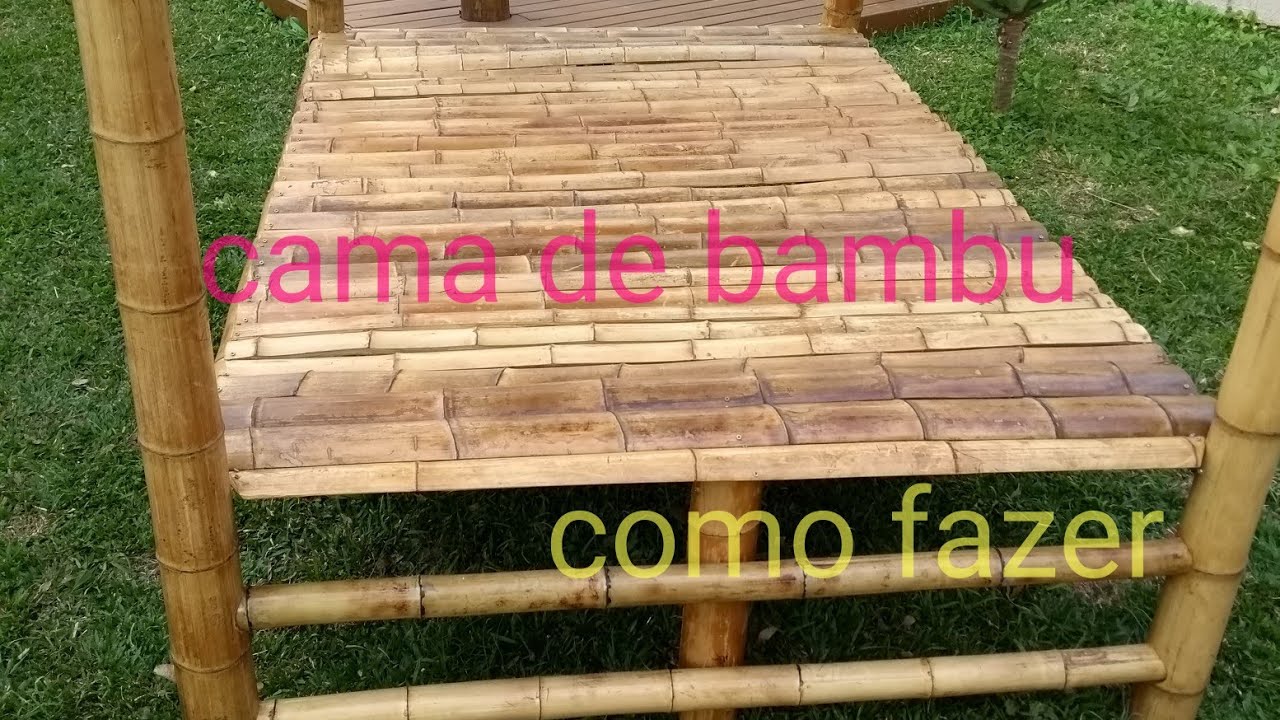 como fazer cama de bambu @bambutotal