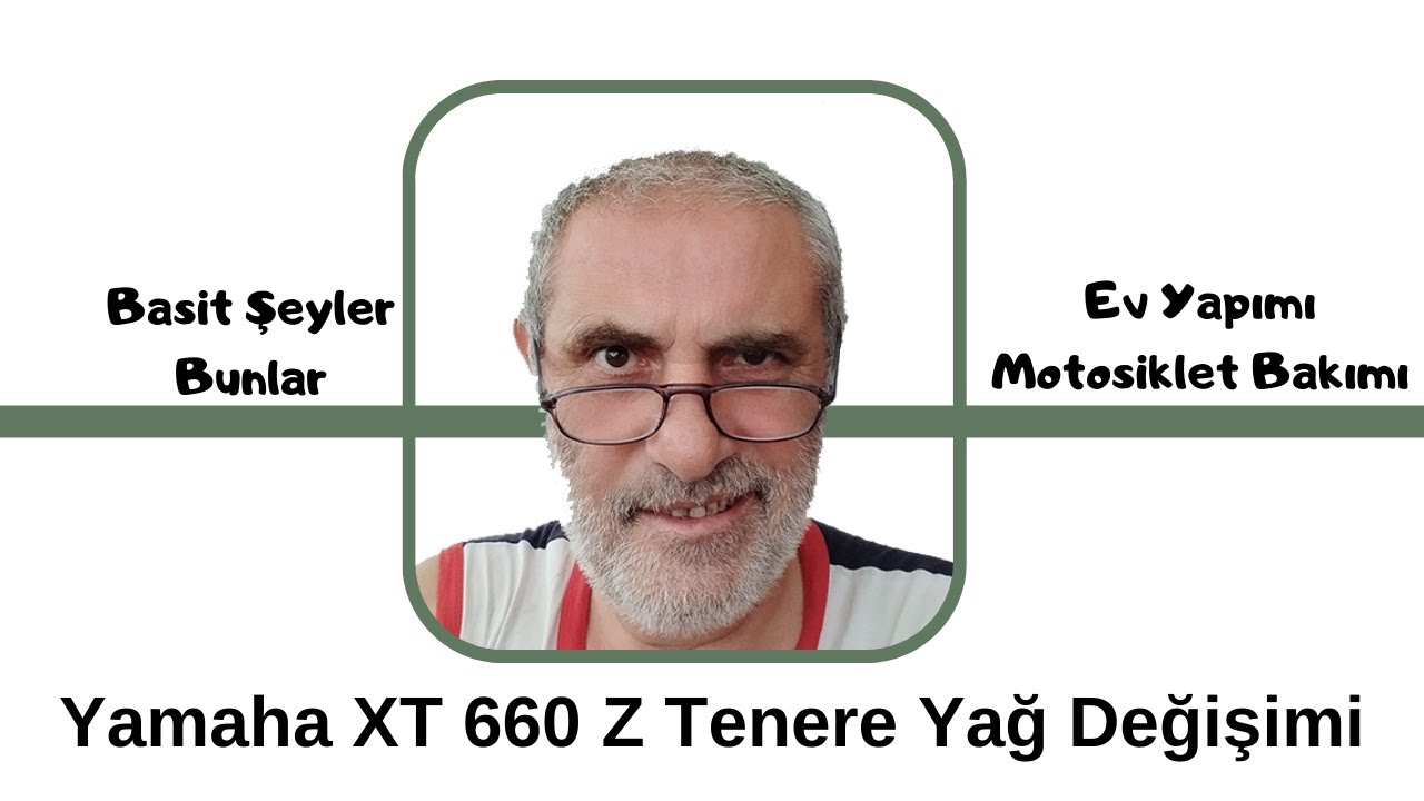 Yamaha Xt 660 Z Tenere Yağ Değişimi - Evde Bulunan Aletlerle Kendinizin Yapabileceği Bir İşlem.