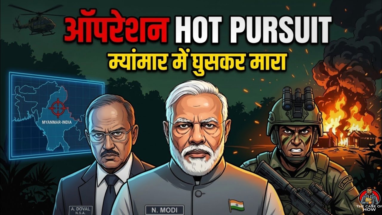 Operation Hot Pursuit : Indian Army's Most Dangerous Myanmar Surgical Strike | 2D Animation