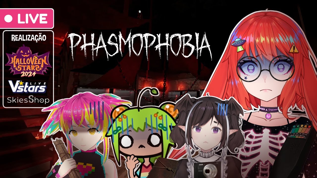Collabão de Phasmophobia!! #halloveenstars