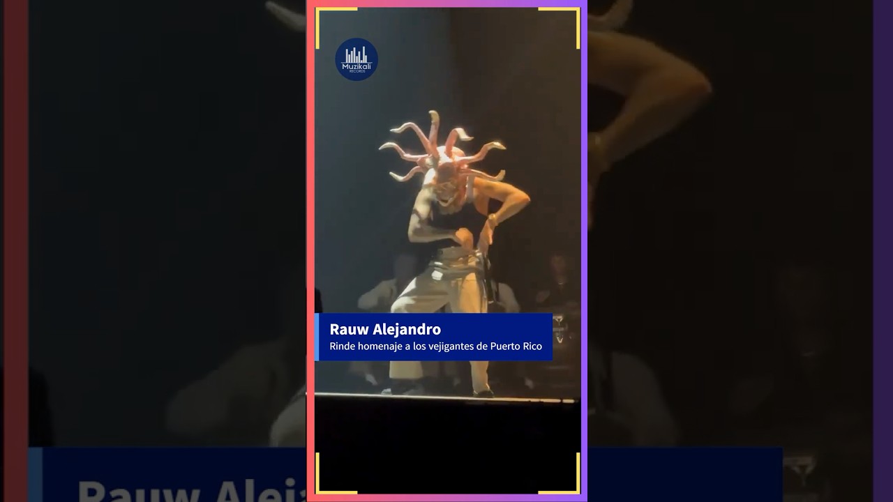 🎭 Rauw Alejandro rinde homenaje a los vejigantes de Puerto Rico