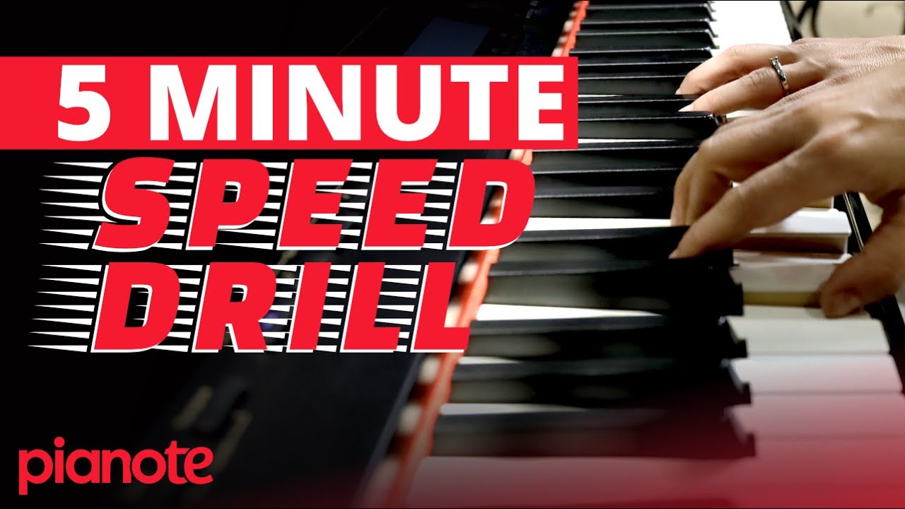 Play Piano Faster *In FIVE minutes!* (Speed Exercises)