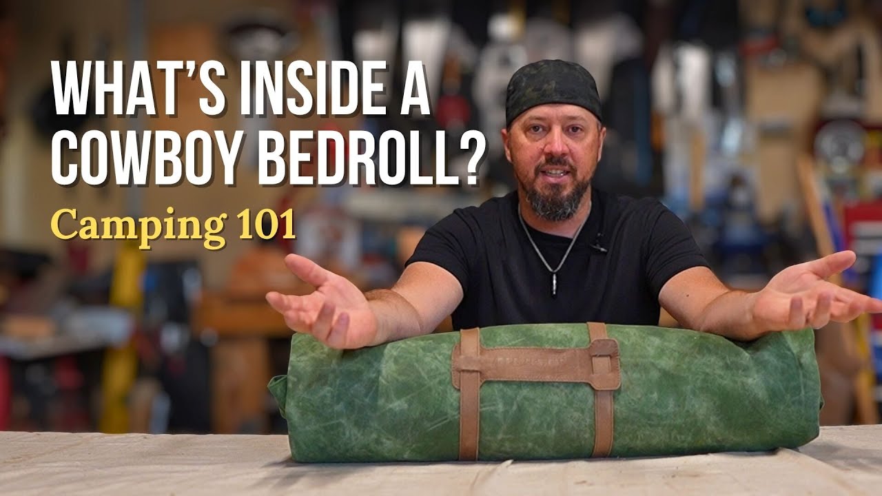 What’s Inside My Cowboy Bedroll? | DIY Waxed Tarp Shelter & Sleep System