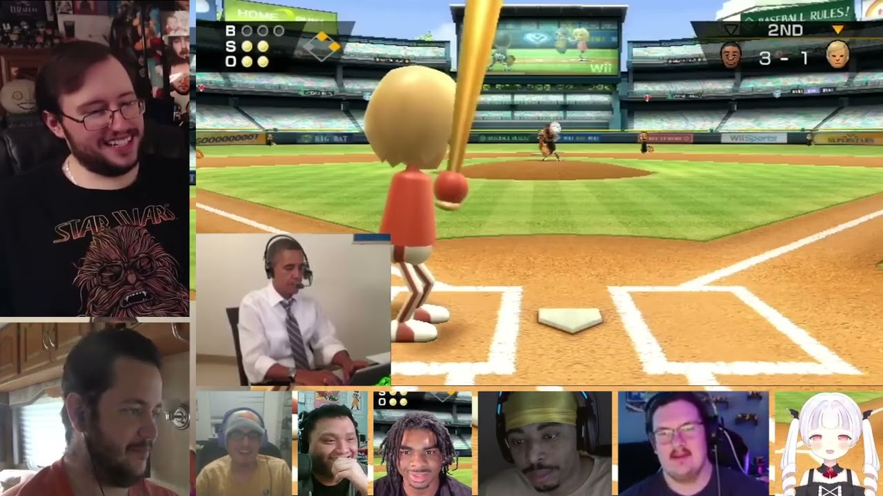 US Presidents Play Wii Sports Baseball [REACTION MASH-UP]#1983