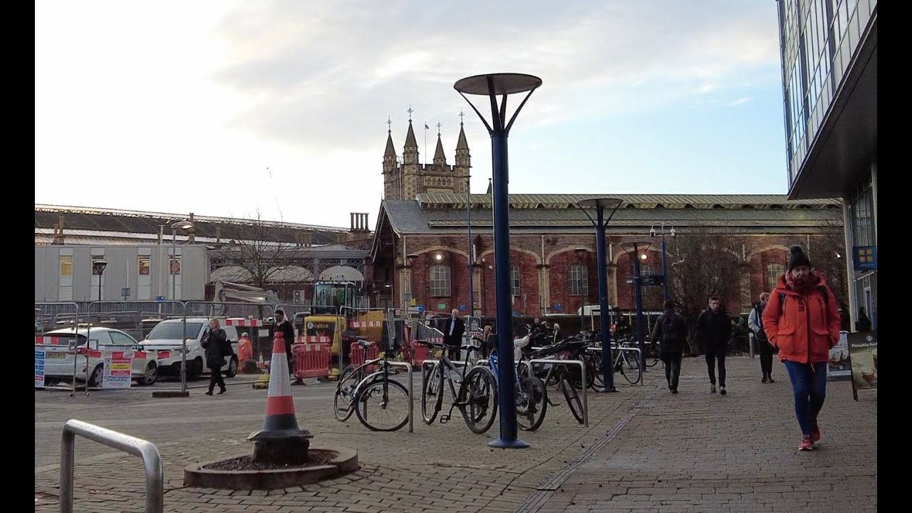 They cut down all the trees! Bristol walk 20th January am   4K