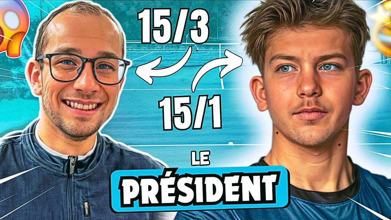J'AFFRONTE LE PRÉSIDENT DU CLUB POUR MON 1er TOUR !! (15/1 VS 15/3)